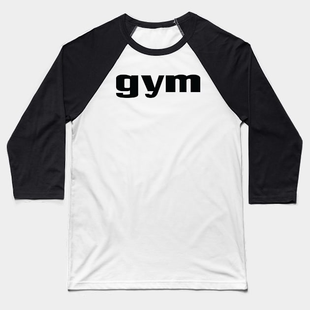 Gym Baseball T-Shirt by ProjectX23Red